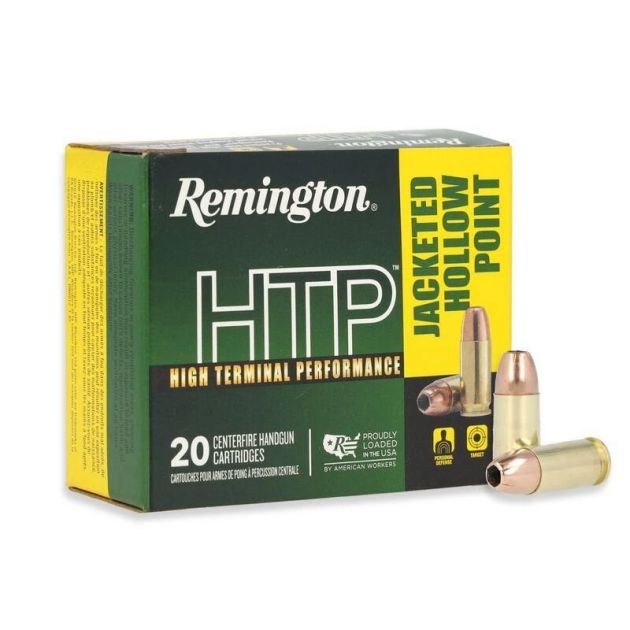 Munição Remington cal .9mm Luger HTP 147GR - 20rds