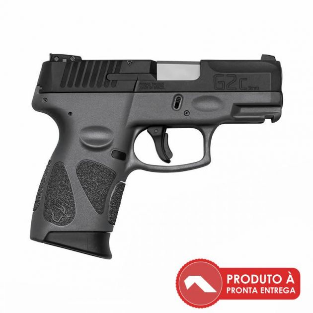 Pistola Taurus G2C Calibre 9mm Colors - Cinza