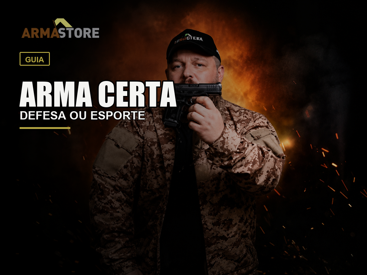 Como Escolher a Arma Certa para defesa ou esporte: Tudo o que Você Precisa Saber