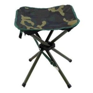 Banqueta Stool NTK dobrável e suporta até 80kg Camuflado
