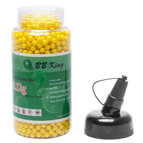 BB King 0.12g 6mm Amarela - 2000un - Imagem 4
