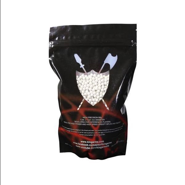 BB King Arms 0.32g 6mm Branca - 3100un - Imagem 2