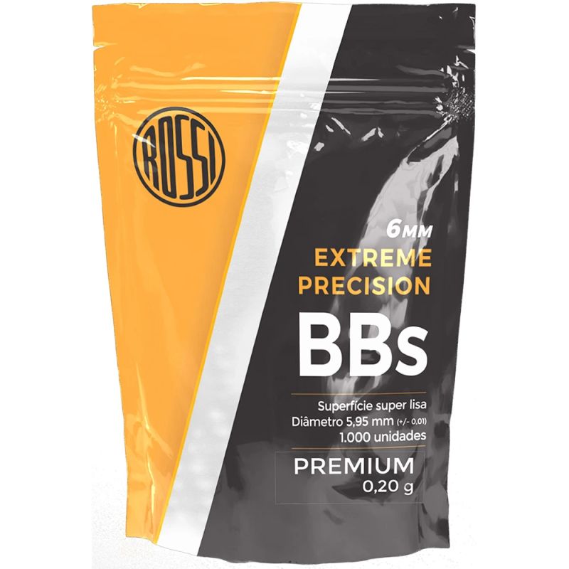 BB Rossi Extreme Precision 0.20g 6mm - Branca - 1000un