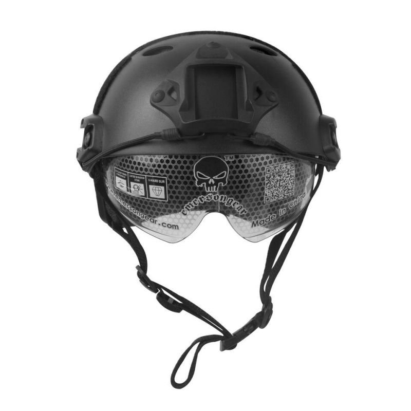 Capacete com Viseira Retratil Emerson Gear - Preto - Imagem 2