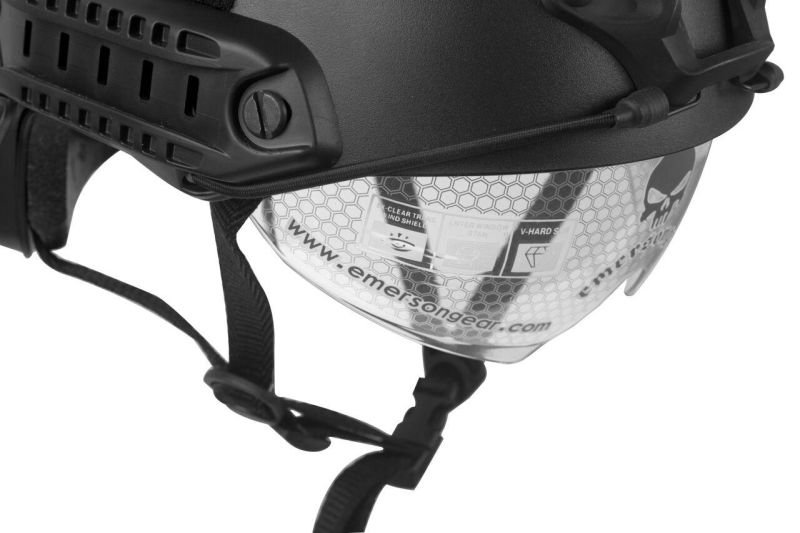 Capacete com Viseira Retratil Emerson Gear - Preto - Imagem 3