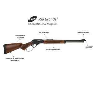 Carabina Rio Grande Calibre 357 MAG - Sistema Marlin