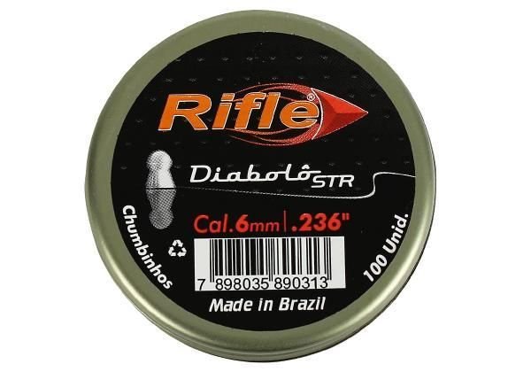 Chumbinho Rifle Diabolô STR 6.0mm 100un