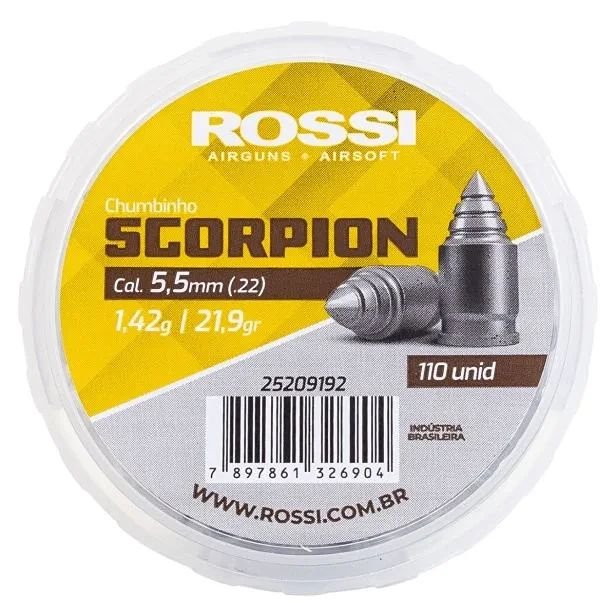 Chumbinho Rossi Scorpion 5,5mm 110un