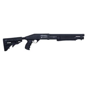 Espingarda CBC Pump Military 3.0 Coronha Retr&aacute;til Calibre 12 Cano 14" Sem acess&oacute;rios