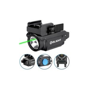 Lanterna Olight Baldr Mini 600 Lúmens 130 Metros Laser Verde - Preta