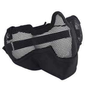 Mascara Telada Prote&ccedil;&atilde;o Boca, Nariz, Orelha - Preta