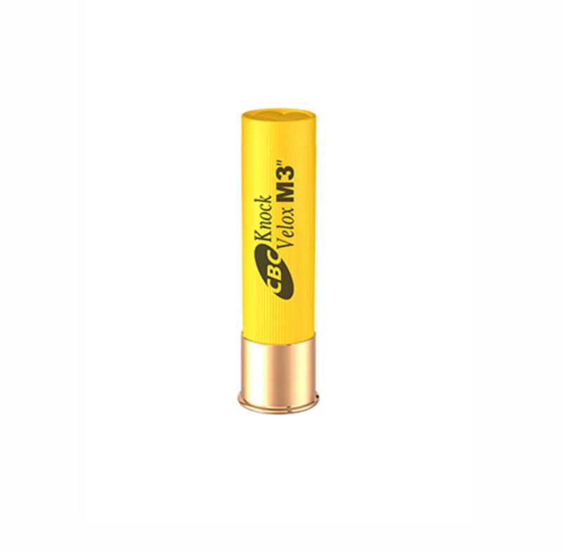 Munição CBC Calibre 20 Câmara 76,2mm - Chumbo SSG - Knock Velox M3" - 25rds