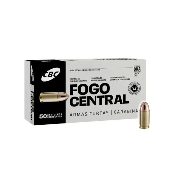 Munição CBC Treina 9mm ETOG 124gr – 50un