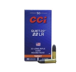 MUNI&Ccedil;&Atilde;O CCI CAL.22 LR QUIET 40GR CX 50