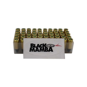 Munição Fiocchi Cal 9mm FMJTC Black Mamba 100GR CX 50