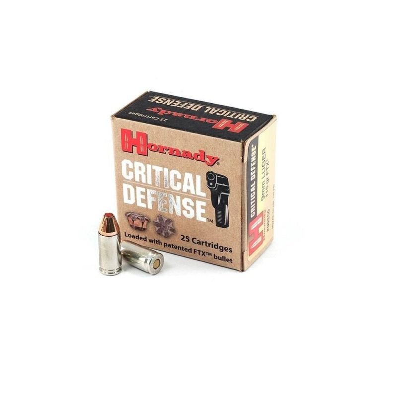 Munição Hornady .45ACP FTX 185gr Critical Defense - 20rds - Imagem 2