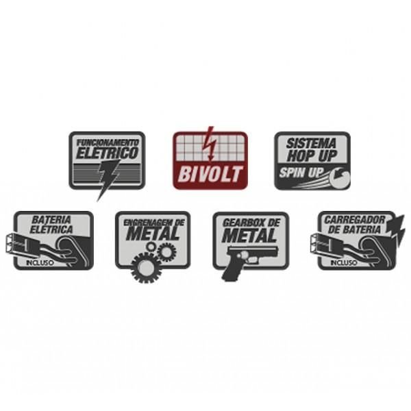 Pistola 1911 Semi-metal Bivolt - Imagem 2