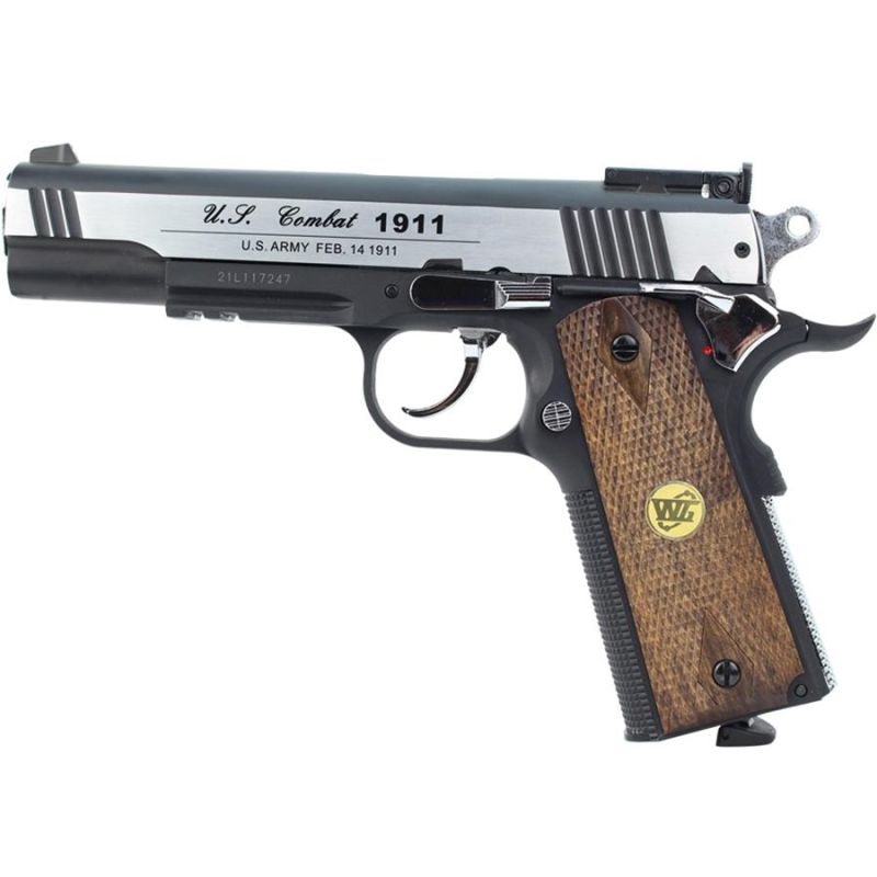 PISTOLA DE PRESSÃO ROSSI 1911 SPECIAL COMBAT 4.5 SLIDE METAL CO2 - Imagem 2