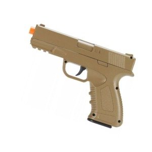 Pistola de Airsoft Spring G39 Glock Desert Full Metal Galaxy