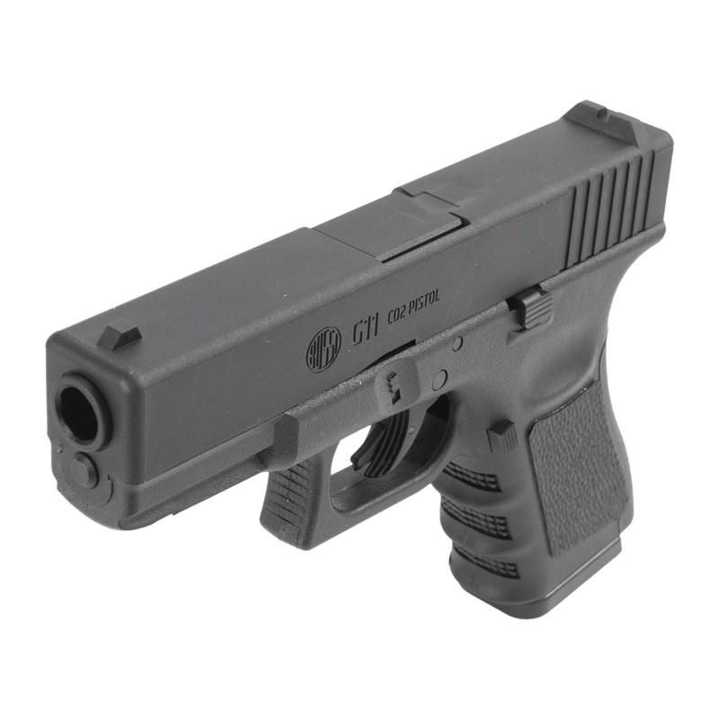 Pistola de Pressão Co2 Airgun Glock G11 Rossi 4.5mm - Imagem 4