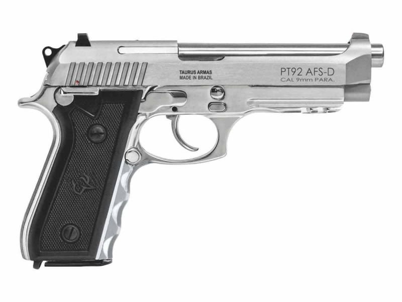Pistola Taurus 92 AFD Calibre 9mm Chrome - Imagem 2