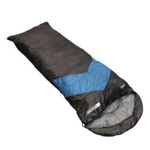 Saco de dormir Viper Nautika Solteiro Faixa de Temperatura de 5&deg;C &agrave; 12&deg;C Azul e preto