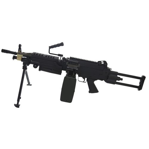 Suporte Airsoft Cybergun M249 P.A.R.A – Black - Imagem 2