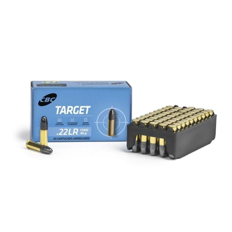 Munição CBC .22 LR Target CHOG 40gr - 500un - Imagem 2