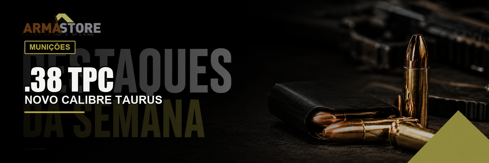 Banner do artigo .38 TPC: Tudo Sobre o Novo Calibre da Taurus Lançado no Brasil