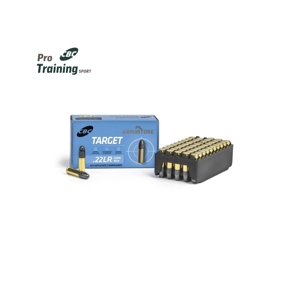 Munição CBC .22 LR Target CHOG 40gr - 50rds