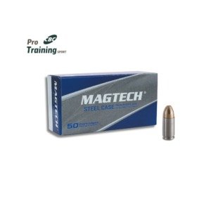 Munição Magtech 9mm Steel Case 124gr - 50un