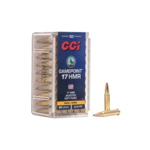 Munição CCI 17 HMR Gamepoint JSP 20gr - 50un