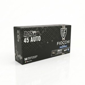Munição Fiocchi Luger 45 ACP 185gr Black Mamba FMJTC - 50 un