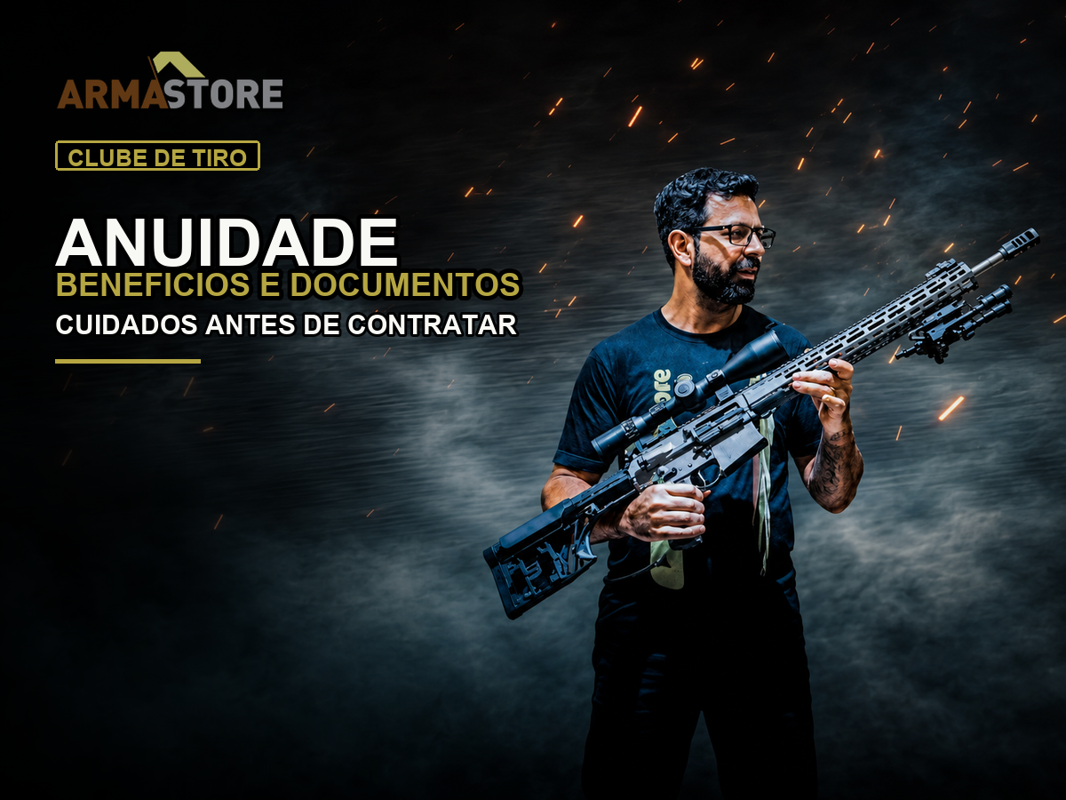 Anuidade Clube de Tiro: beneficios e documentos