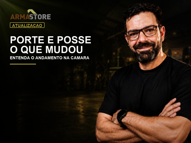 Capa editorial Arma Store para Porte e posse de armas: o que mudou na Câmara esta semana