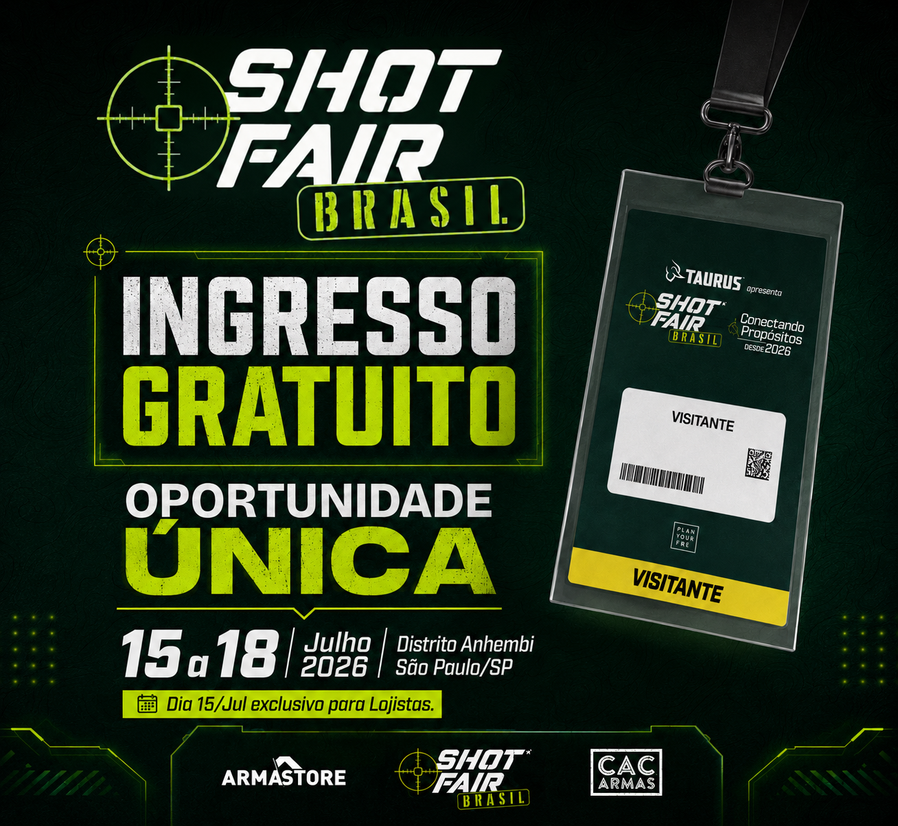 CORTESIA - Ingresso Shot Fair 2026