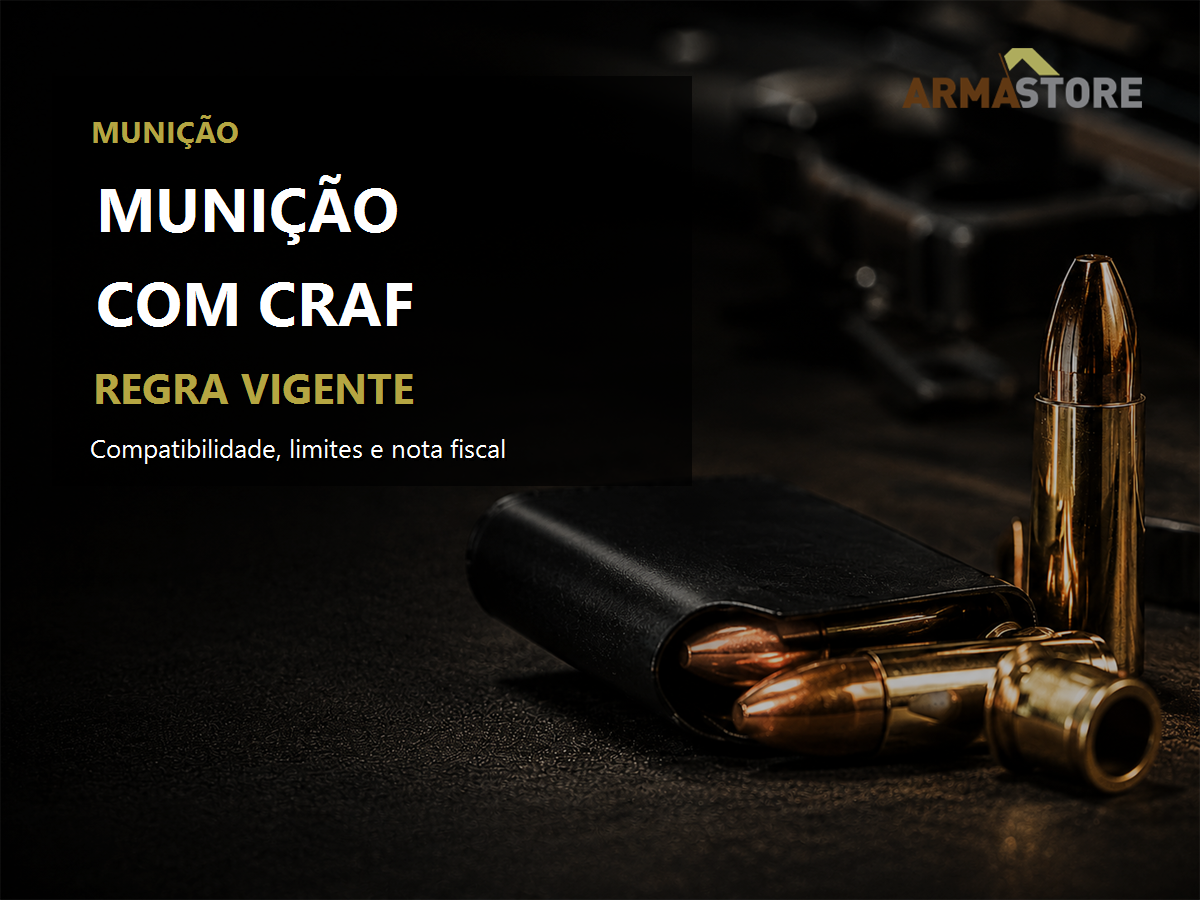 Posso comprar munição depois de registrar a arma?