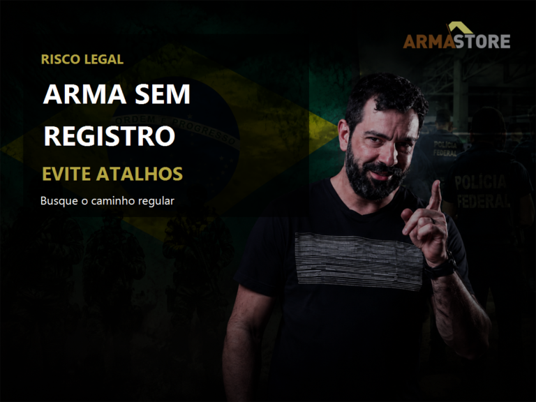 Capa editorial: Arma sem registro: riscos legais e como buscar regularização (guia 2026).