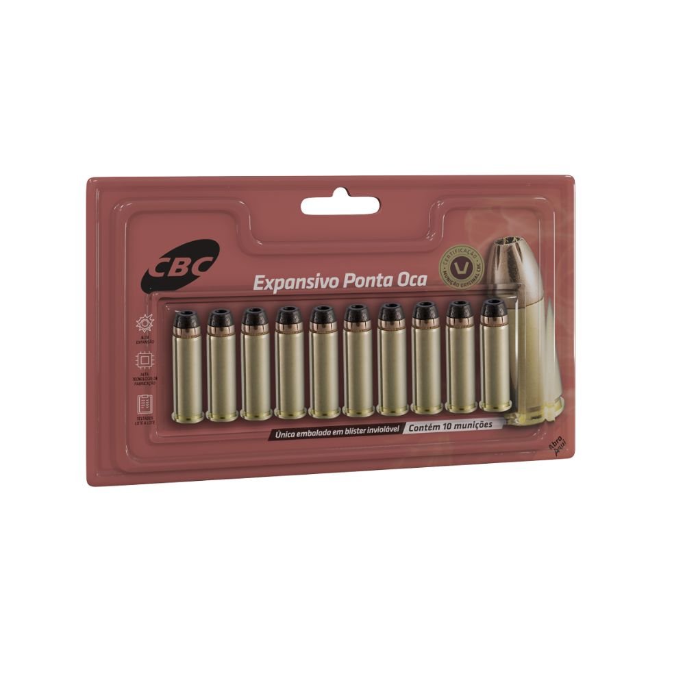 Munição CBC .38 SPL EXPO 158gr - 10un