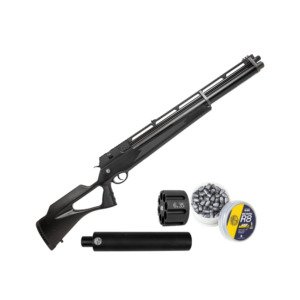 Carabina de Pressão PCP Rossi R8 Black Alto Fluxo 6.35mm
