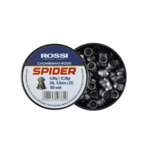 Chumbinho Rossi Premium Spider 5.5mm (.22) com 100 Un
